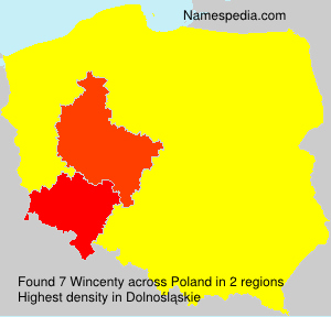 Surname Wincenty in Poland Surname Wincenty in Poland