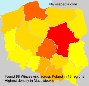 Surname Winczewski in Poland Surname Winczewski in Poland