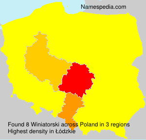Surname Winiatorski in Poland Surname Winiatorski in Poland