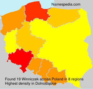 Surname Winniczek in Poland Surname Winniczek in Poland