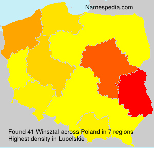 Surname Winsztal in Poland Surname Winsztal in Poland