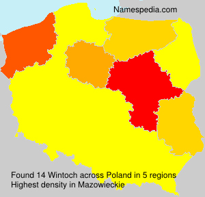 Surname Wintoch in Poland Surname Wintoch in Poland