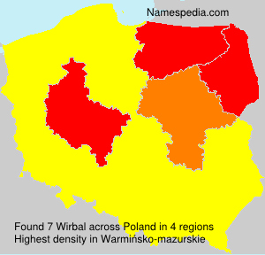 Surname Wirbal in Poland Surname Wirbal in Poland