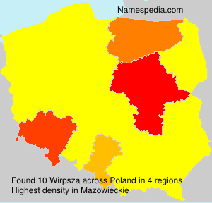 Surname Wirpsza in Poland Surname Wirpsza in Poland