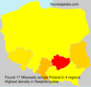 Surname Wisowski in Poland Surname Wisowski in Poland