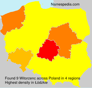 Surname Witorzenc in Poland Surname Witorzenc in Poland