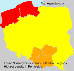 Surname Wladymiruk in Poland Surname Wladymiruk in Poland
