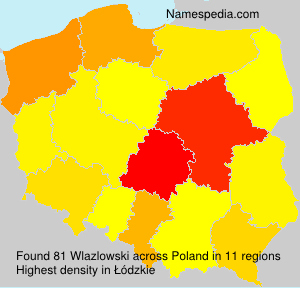 Surname Wlazlowski in Poland Surname Wlazlowski in Poland