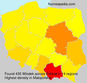 Surname Wlodek in Poland Surname Wlodek in Poland