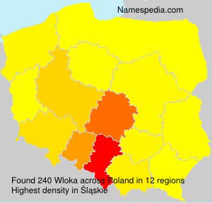Surname Wloka in Poland