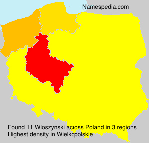 Surname Wloszynski in Poland Surname Wloszynski in Poland