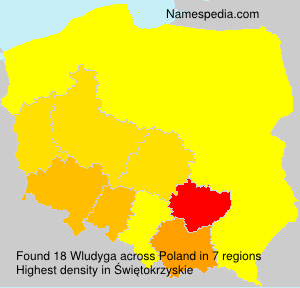 Surname Wludyga in Poland Surname Wludyga in Poland