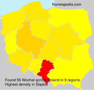 Surname Wochal in Poland Surname Wochal in Poland