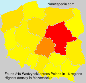 Surname Wodzynski in Poland Surname Wodzynski in Poland