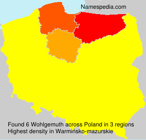 Surname Wohlgemuth in Poland Surname Wohlgemuth in Poland