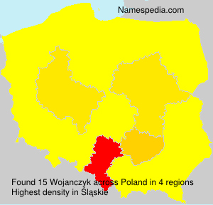 Surname Wojanczyk in Poland Surname Wojanczyk in Poland
