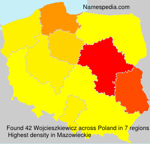 Surname Wojcieszkiewicz in Poland Surname Wojcieszkiewicz in Poland