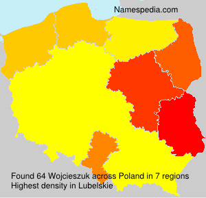 Surname Wojcieszuk in Poland Surname Wojcieszuk in Poland