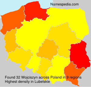 Surname Wojciszyn in Poland Surname Wojciszyn in Poland
