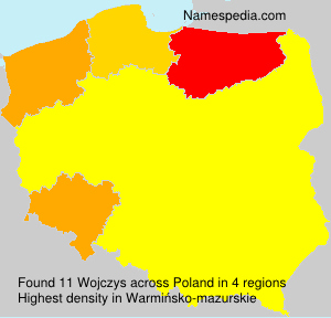 Surname Wojczys in Poland Surname Wojczys in Poland