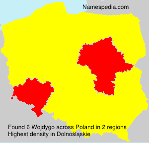 Surname Wojdygo in Poland Surname Wojdygo in Poland
