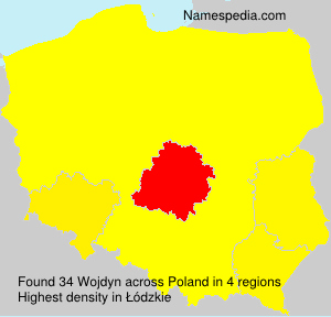 Surname Wojdyn in Poland Surname Wojdyn in Poland