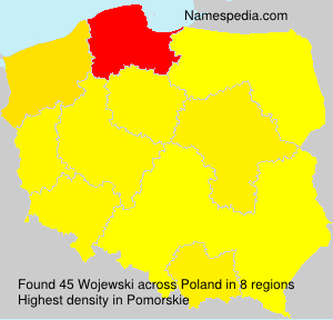 Surname Wojewski in Poland Surname Wojewski in Poland