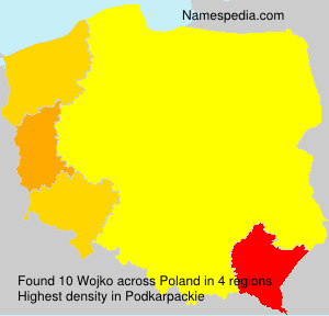Surname Wojko in Poland Surname Wojko in Poland