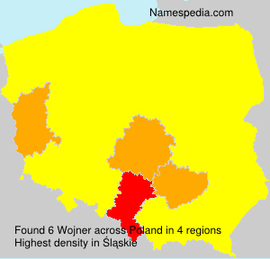 Surname Wojner in Poland Surname Wojner in Poland