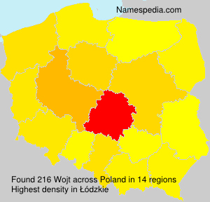 Surname Wojt in Poland Surname Wojt in Poland