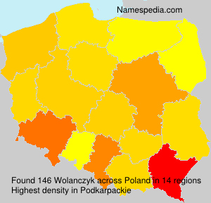 Surname Wolanczyk in Poland Surname Wolanczyk in Poland