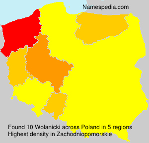Surname Wolanicki in Poland Surname Wolanicki in Poland