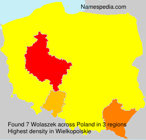 Surname Wolaszek in Poland Surname Wolaszek in Poland