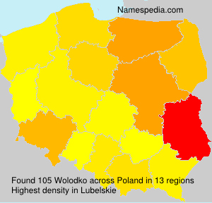 Surname Wolodko in Poland Surname Wolodko in Poland
