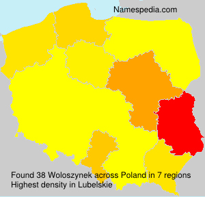 Surname Woloszynek in Poland Surname Woloszynek in Poland