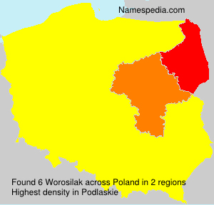 Surname Worosilak in Poland Surname Worosilak in Poland