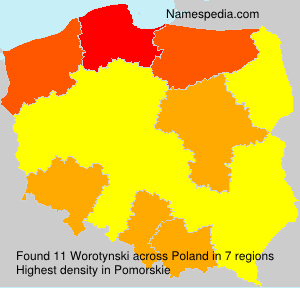 Surname Worotynski in Poland Surname Worotynski in Poland