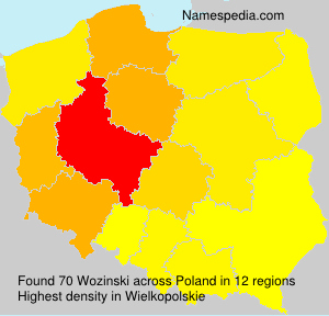 Surname Wozinski in Poland Surname Wozinski in Poland