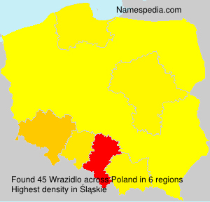 Surname Wrazidlo in Poland Surname Wrazidlo in Poland