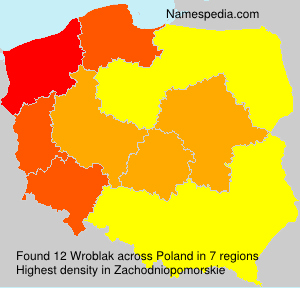 Surname Wroblak in Poland Surname Wroblak in Poland