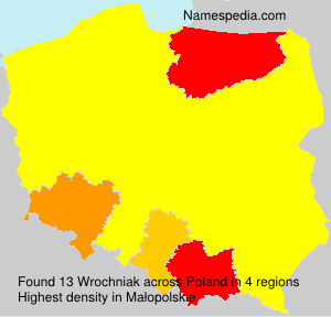 Surname Wrochniak in Poland Surname Wrochniak in Poland