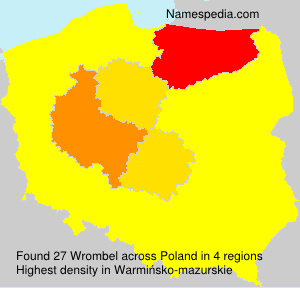 Surname Wrombel in Poland Surname Wrombel in Poland