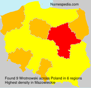 Surname Wrotnowski in Poland Surname Wrotnowski in Poland