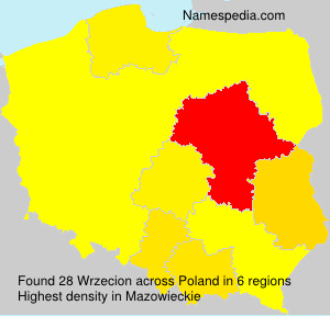 Surname Wrzecion in Poland Surname Wrzecion in Poland