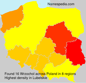 Surname Wrzochol in Poland Surname Wrzochol in Poland