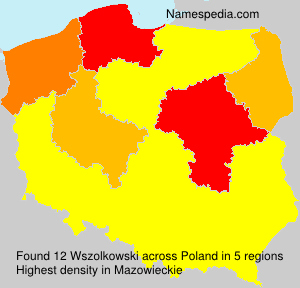 Surname Wszolkowski in Poland Surname Wszolkowski in Poland