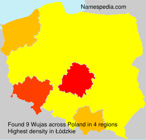 Surname Wujas in Poland Surname Wujas in Poland