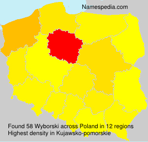 Surname Wyborski in Poland