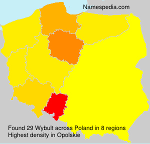 Surname Wybult in Poland