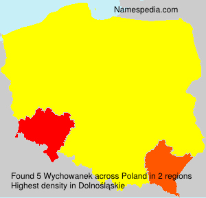 Surname Wychowanek in Poland